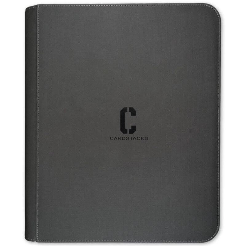 9-Pocket Toploader Binder Grijs - Luiopzondag.nl