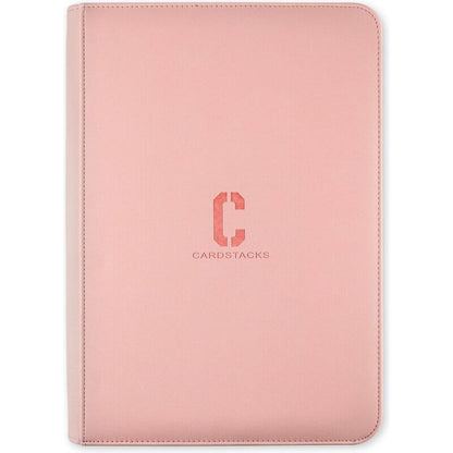 9-Pocket Toploader Binder Roze - Luiopzondag.nl