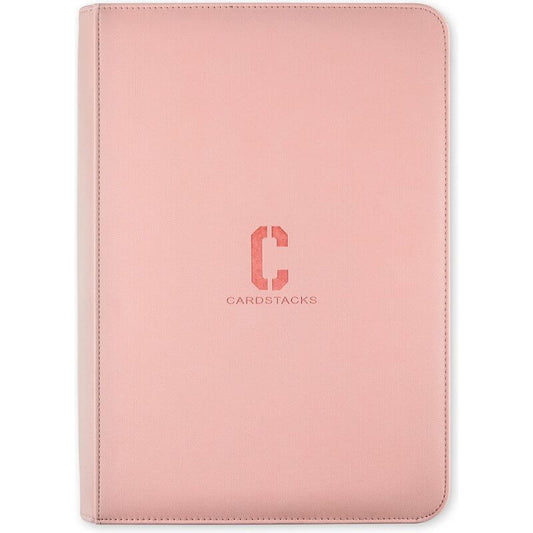 9-Pocket Toploader Binder Roze - Luiopzondag.nl