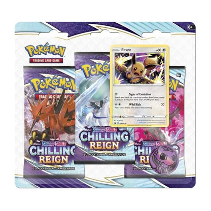 Pokemon Chilling Reign  3-Pack Blister - Eevee