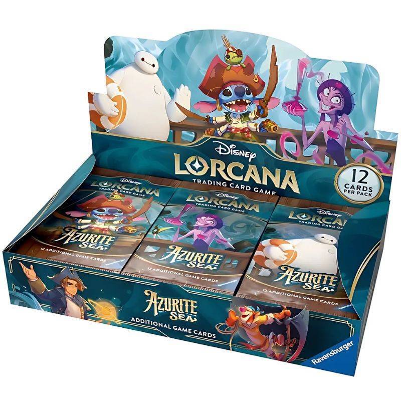 Disney Lorcana Azurite Sea Boosterbox - Luiopzondag.nl