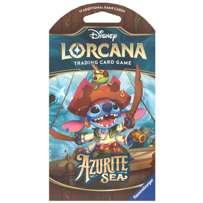 Disney Lorcana Azurite Sea Sleeved Boosterpack - Luiopzondag.nl