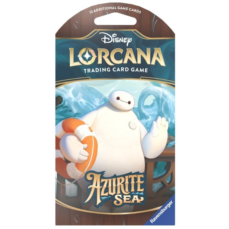 Disney Lorcana Azurite Sea Sleeved Boosterpack - Luiopzondag.nl