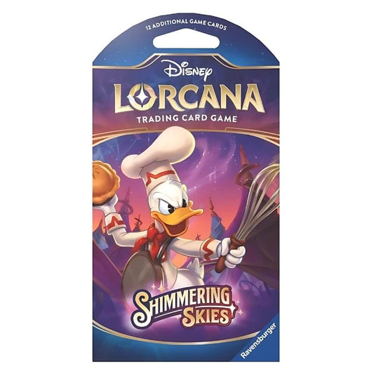 Disney Lorcana Shimmering Skies Sleeved Boosterpack - LIVEopenen.nl