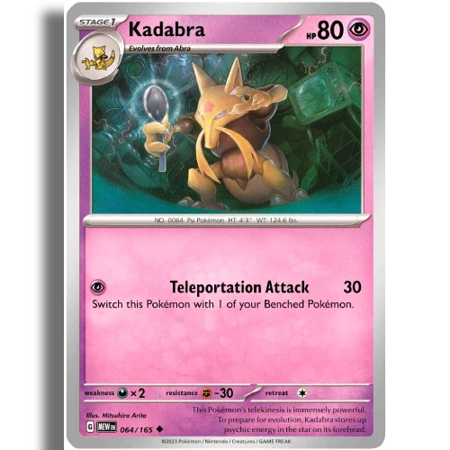 Pokemon 151 Alakazam EX Collection - Pokémon TCG kaarten