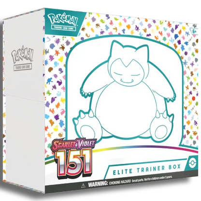 Pokemon 151 Elite trainer box Snorlax