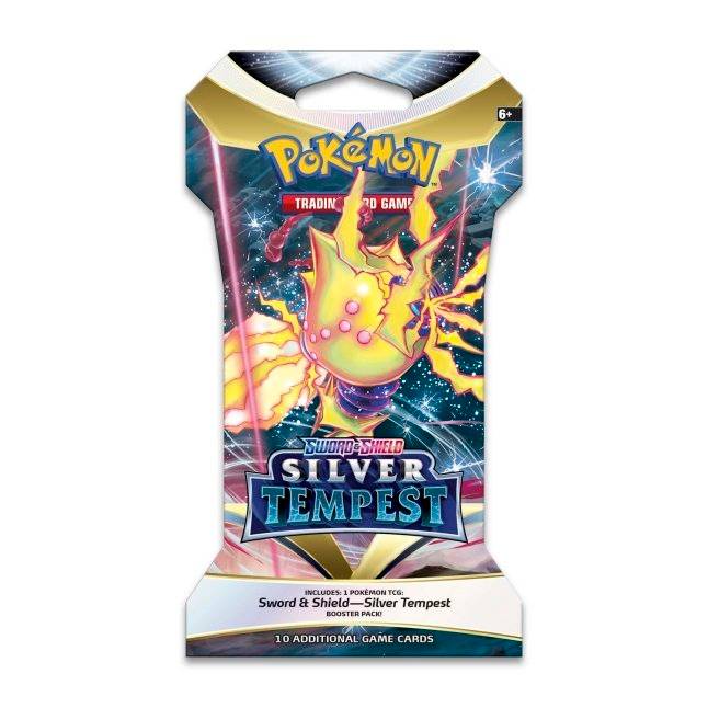 Silver Tempest Sleeved Booster pack